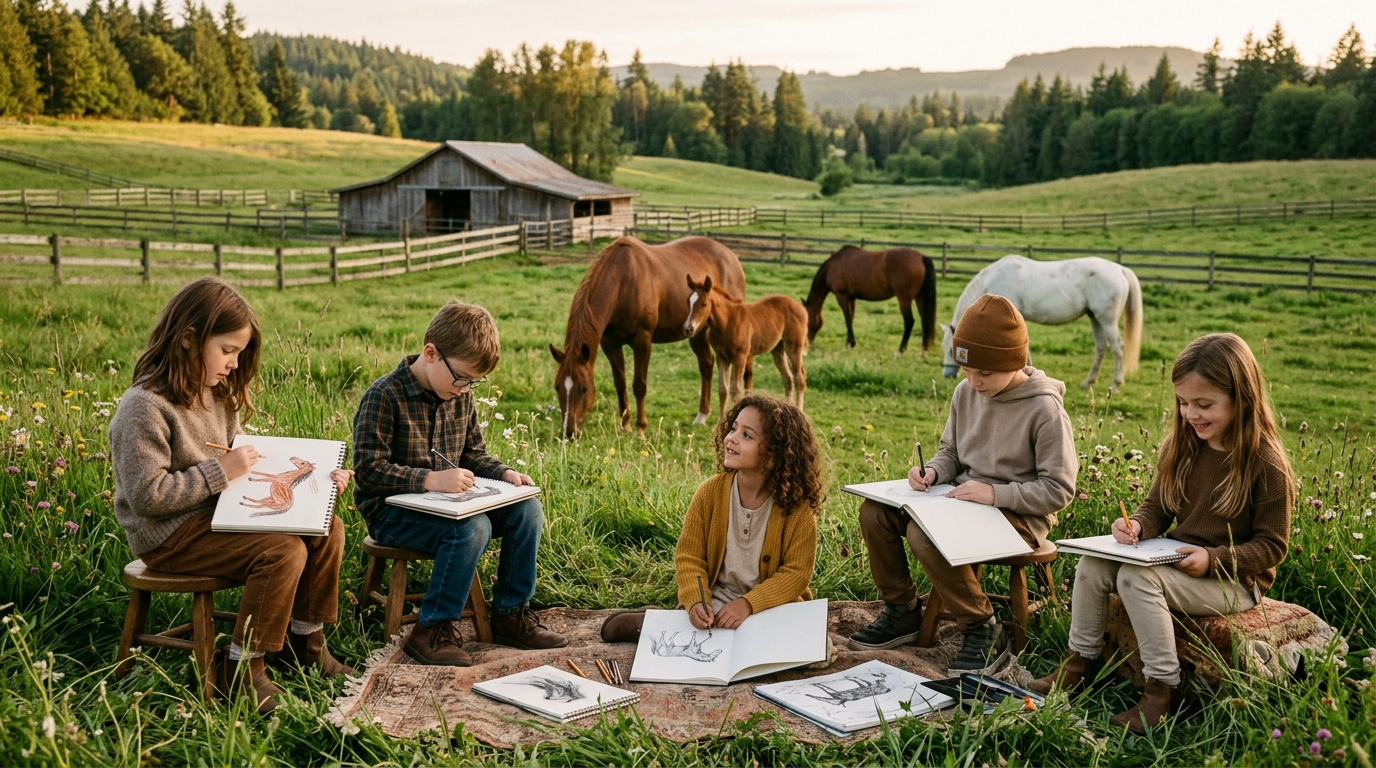Equestrian Ranch Art Camp